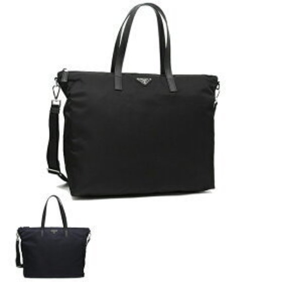 Prada Tessuto Saffiano Shoulder Bag - Picture 1 of 9